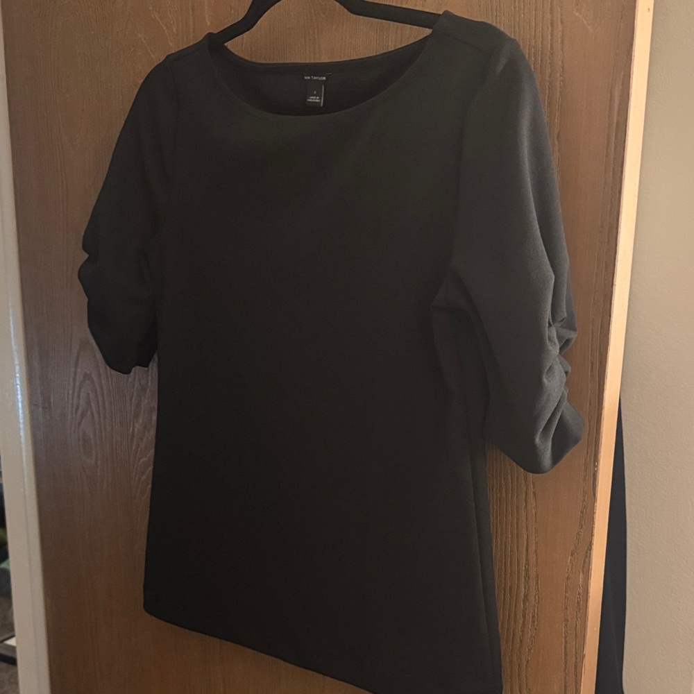 Ann Taylor Elegant Black Blouse